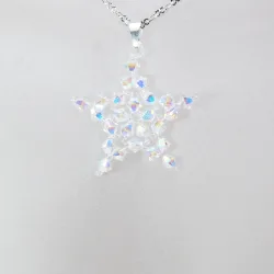 Pendant 30cm - Columba-Silver Chain - Pendant 30cm - Laiton argenté